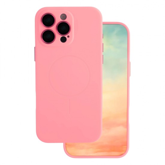 Силиконов кейс bSmart Ultra Trendy Vivid MagSafe, За iPhone 16 Pro (6.3), Розов от Fonax.bg