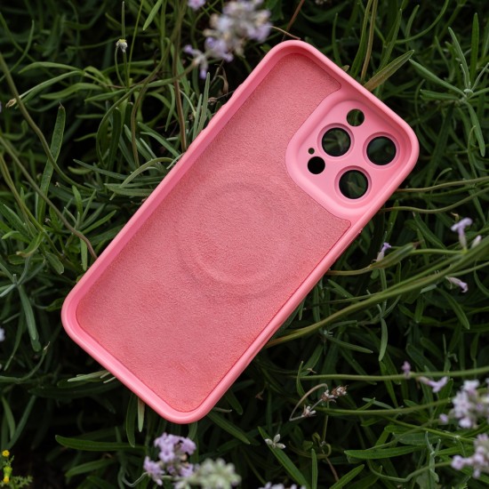 Силиконов кейс bSmart Ultra Trendy Vivid MagSafe, За iPhone 16 Pro (6.3), Розов от Fonax.bg