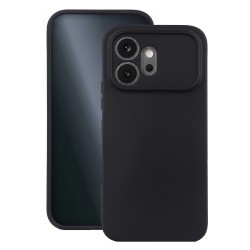 Силиконов кейс iPaky матиран, За Honor 600, Черен