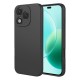 Силиконов кейс iPaky матиран, За Honor 600 Lite, Черен