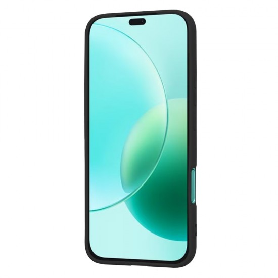 Силиконов кейс iPaky матиран, За Honor 600 Lite, Черен