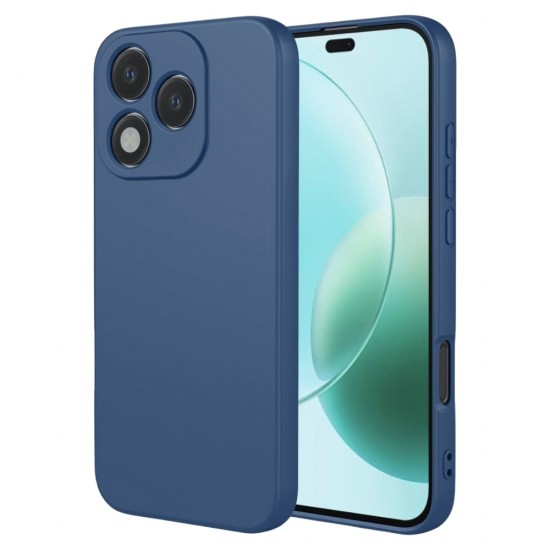 Силиконов кейс iPaky матиран, За Honor 600 Lite, Тъмносин