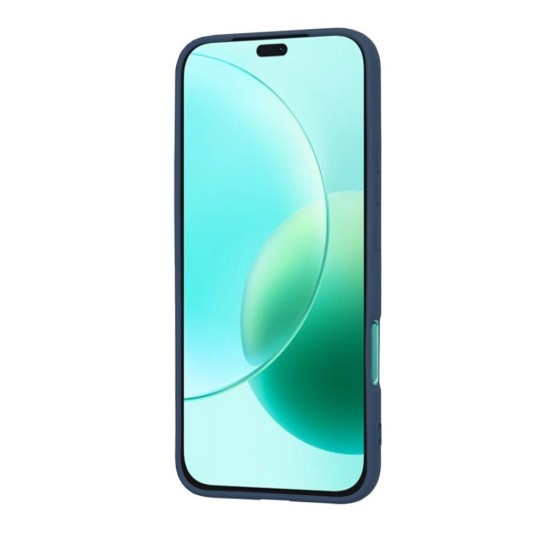 Силиконов кейс iPaky матиран, За Honor 600 Lite, Тъмносин