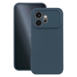 Силиконов кейс iPaky матиран, За Honor 600, Тъмносин
