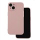 Силиконов кейс iPaky матиран, За iPhone 15 (6.1), Бледорозов от Fonax.bg