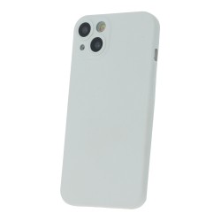 Силиконов кейс iPaky матиран, За iPhone 15 Plus (6.7), Бял