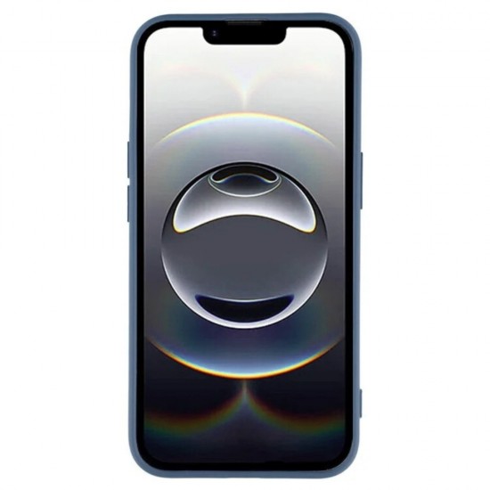 Силиконов кейс iPaky матиран, За iPhone 16e, Тъмносин от Fonax.bg