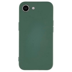 Силиконов кейс iPaky матиран, За iPhone 16e / 17e, Тъмнозелен