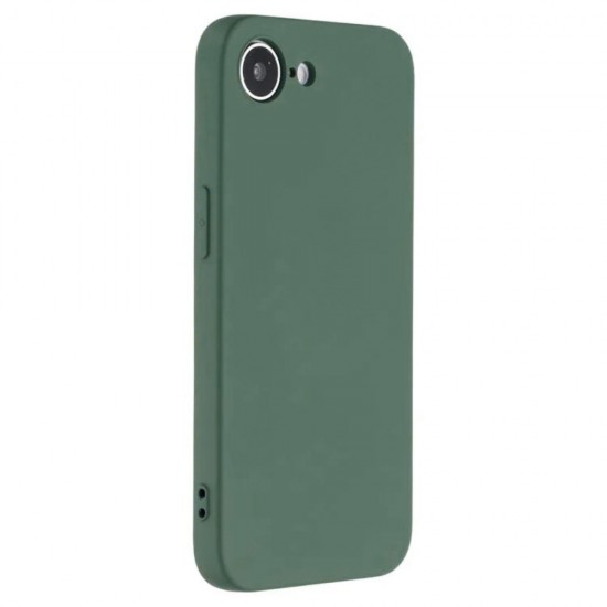 Силиконов кейс iPaky матиран, За iPhone 16e, Тъмнозелен от Fonax.bg