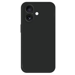 Силиконов кейс iPaky матиран, За iPhone 17 (6.3), Черен