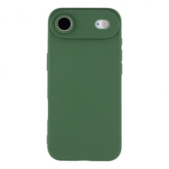 Силиконов кейс iPaky матиран, За iPhone 17 Air (6.9), Тъмнозелен от Fonax.bg