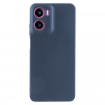 Силиконов кейс iPaky матиран, За Motorola Moto G05/E15, Тъмносин