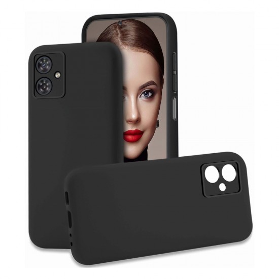 Силиконов кейс iPaky матиран, За Motorola Moto G54, Черен от Fonax.bg