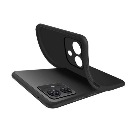 Силиконов кейс iPaky матиран, За Motorola Moto G54, Черен от Fonax.bg