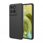 Силиконов кейс iPaky матиран, За Motorola Moto G86 Черен