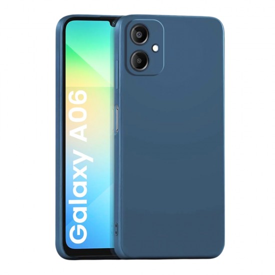 Силиконов кейс iPaky матиран, За Samsung Galaxy A06, Тъмносин от Fonax.bg