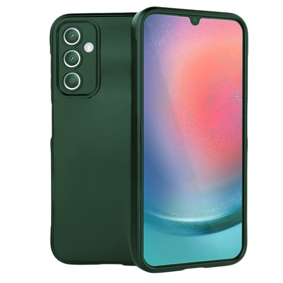 Силиконов кейс iPaky матиран, За Samsung Galaxy A25 5G (A256B), Тъмнозелен от Fonax.bg