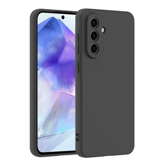 Силиконов кейс iPaky матиран, За Samsung Galaxy A27, Черен