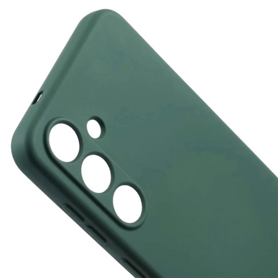 Силиконов кейс iPaky матиран, За Samsung Galaxy A27, Тъмнозелен