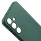 Силиконов кейс iPaky матиран, За Samsung Galaxy A27, Тъмнозелен