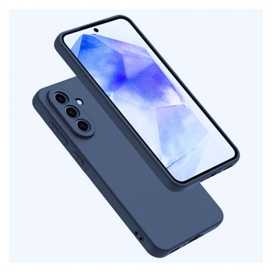 Силиконов кейс iPaky матиран, За Samsung Galaxy A36, Тъмносин от Fonax.bg