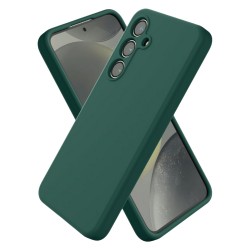 Силиконов кейс iPaky матиран, За Samsung Galaxy A57, Тъмнозелен