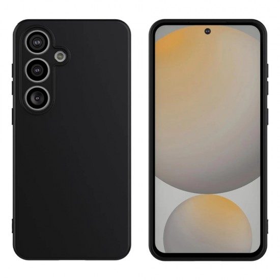 Силиконов кейс iPaky матиран, За Samsung Galaxy S25, Черен от Fonax.bg