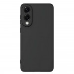 Силиконов кейс iPaky матиран, За Samsung Galaxy S25 Edge, Черен