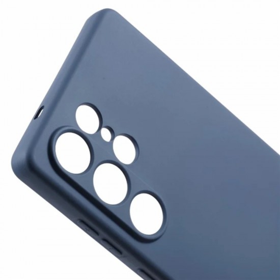 Силиконов кейс iPaky матиран, За Samsung Galaxy S25 Ultra, Тъмносин от Fonax.bg