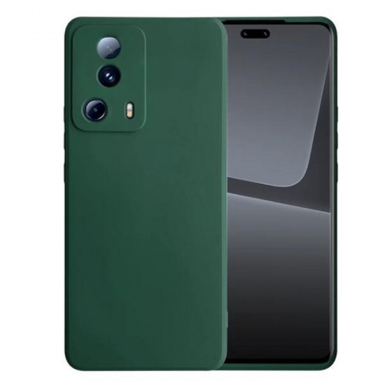 Силиконов кейс iPaky матиран, За Xiaomi 13 Lite, Тъмнозелен от Fonax.bg