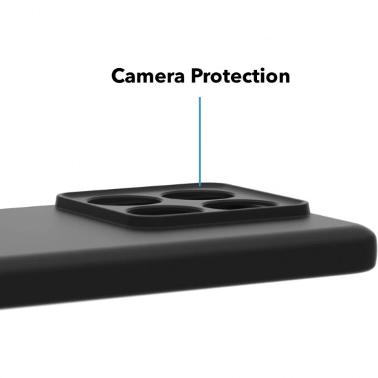 Силиконов кейс iPaky матиран, За Xiaomi 14T Pro, Черен от Fonax.bg