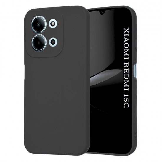 Силиконов кейс iPaky матиран, За Xiaomi Redmi 15C, Черен от Fonax.bg