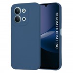 Силиконов кейс iPaky матиран, За Xiaomi Redmi 15C, Тъмносин