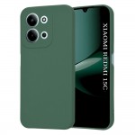 Силиконов кейс iPaky матиран, За Xiaomi Redmi 15C, Тъмнозелен