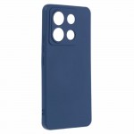 Силиконов кейс iPaky матиран, За Xiaomi Redmi 17, Тъмносин