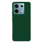 Силиконов кейс iPaky матиран, За Xiaomi Redmi Note 13 Pro 5G, Тъмнозелен