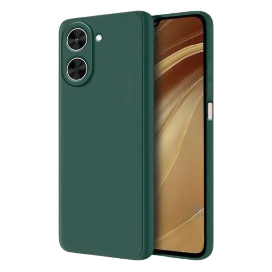 Силиконов кейс iPaky матиран, за Xiaomi Redmi Note 17 Pro Max, тъмнозелен