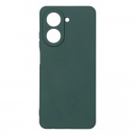 Силиконов кейс iPaky матиран, за Xiaomi Redmi Note 17 Pro Max, тъмнозелен