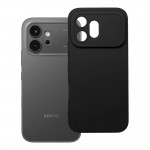Силиконов кейс iPaky Solid матиран, За Honor 600, Черен