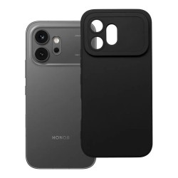 Силиконов кейс iPaky Solid матиран, За Honor 600, Черен