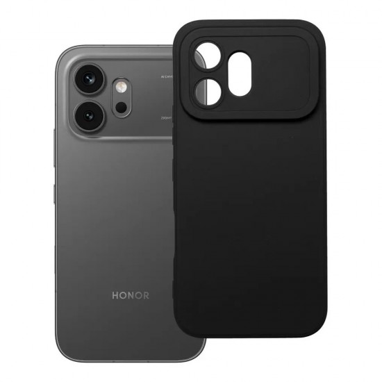 Силиконов кейс iPaky Solid матиран, За Honor 600, Черен