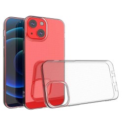 Силиконов кейс MBX 1.8-2mm, За iPhone 13 (6.1), Прозрачен