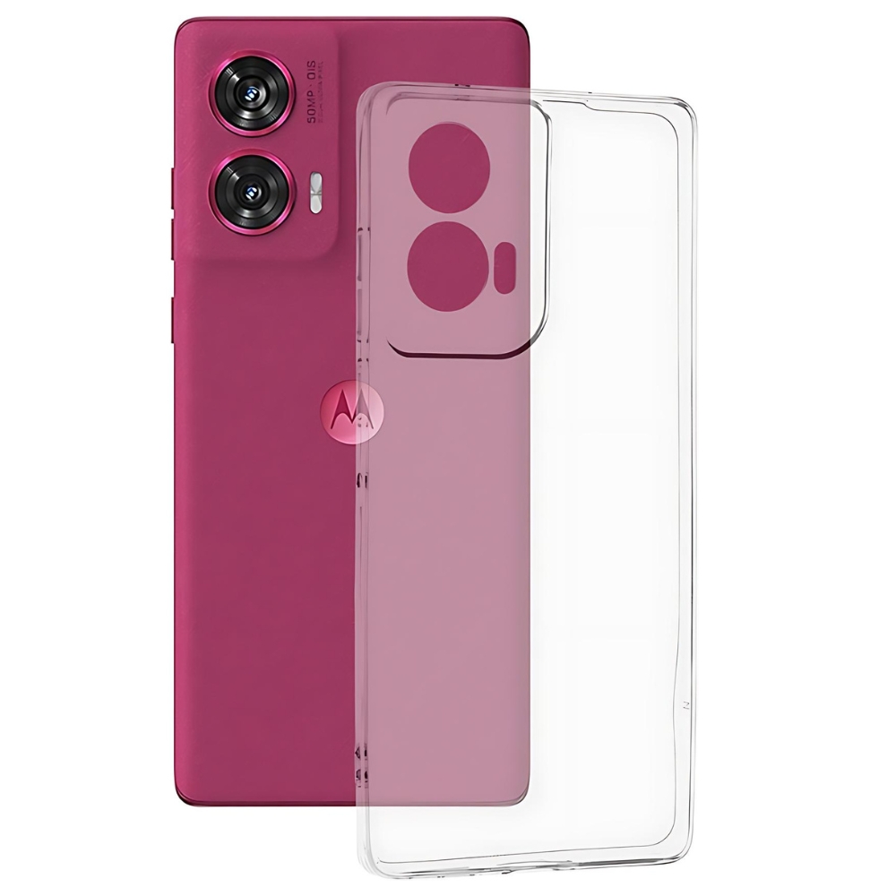 Силиконов кейс MBX 2mm, За Motorola Edge 50 Fusion, Прозрачен от Fonax