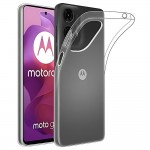 Силиконов кейс MBX 2mm, За Motorola Moto G24/G04/E14, Прозрачен
