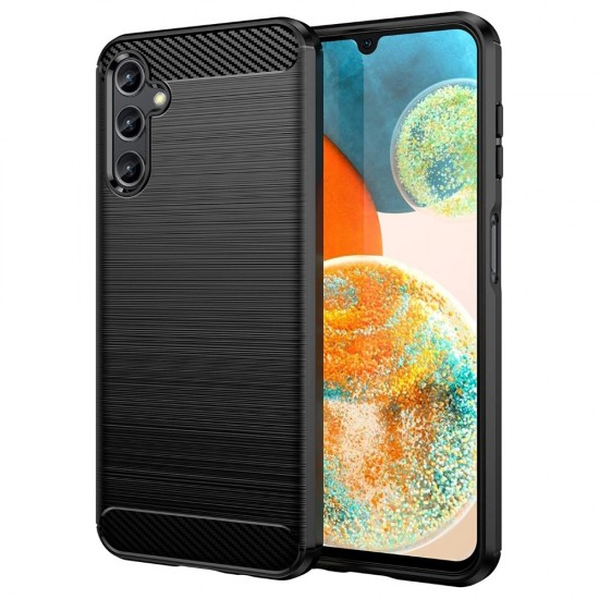 Силиконов кейс MBX Carbon, За Samsung Galaxy A34 5G (A346B), Черен от Fonax.bg