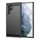 Силиконов кейс MBX Carbon, За Samsung Galaxy S23 Ultra (S918B), Черен от Fonax.bg