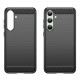 Силиконов кейс MBX Carbon, За Samsung Galaxy S24 FE, Черен от Fonax.bg