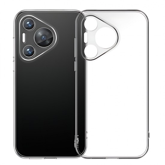 Силиконов кейс MBX Jelly 1.5mm, За Huawei Pura 70 Pro, Прозрачен от Fonax.bg