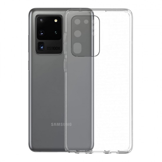 Силиконов кейс MBX Jelly 1.5mm, За Samsung Galaxy S20 Ultra (G988B), Прозрачен от Fonax.bg