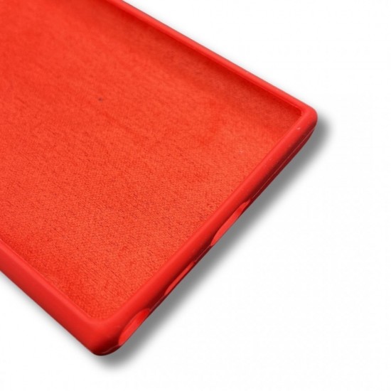 Силиконов кейс MBX Silicone Soft and Silky Case, За Samsung Galaxy S24 (S921B), Червен от Fonax.bg
